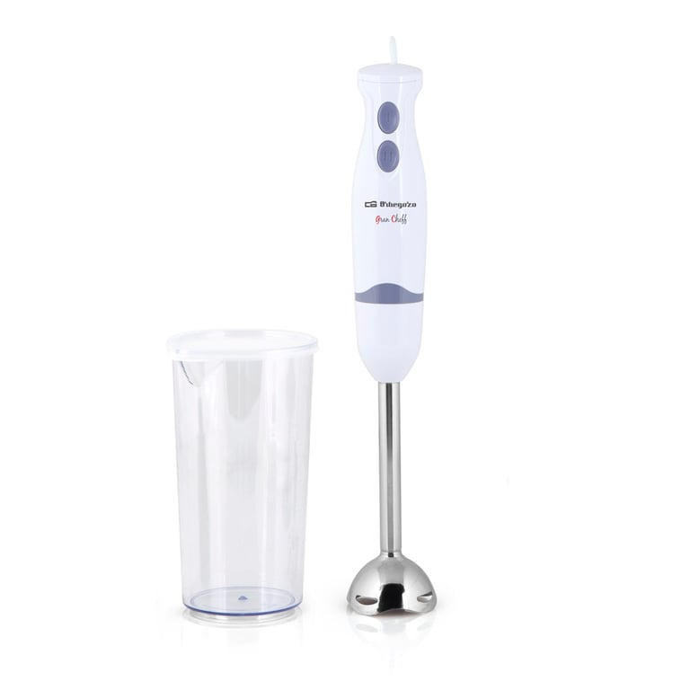 Mixeur plongeant pratique Orbegozo BT 1220 Moteur puissant Poignée ergonomique 2 vitess Neuf