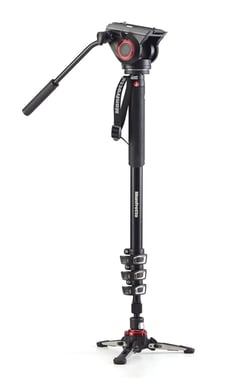 Manfrotto MVMXPRO500 monopod para cámara 1/4, 3/8'' Aluminio Negro