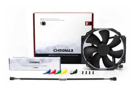 Noctua NF-A15 HS-PWM chromax.black.swap Ventola per PC Case Nero