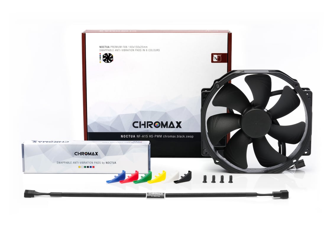 Noctua NF A15 HS PWM chromax..swap Boitier PC Ventilateur Neuf - vue 3