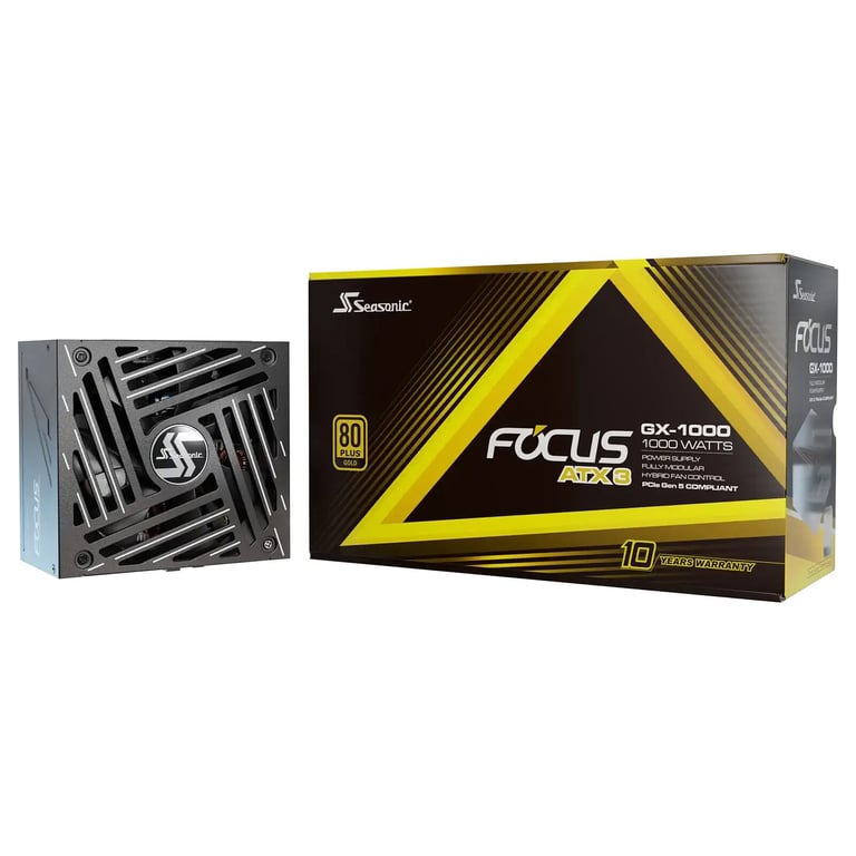 Seasonic FOCUS GX 1000 ATX 3 2024 - vue 3