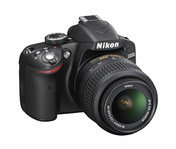 Nikon D3200 Noir - vue 2