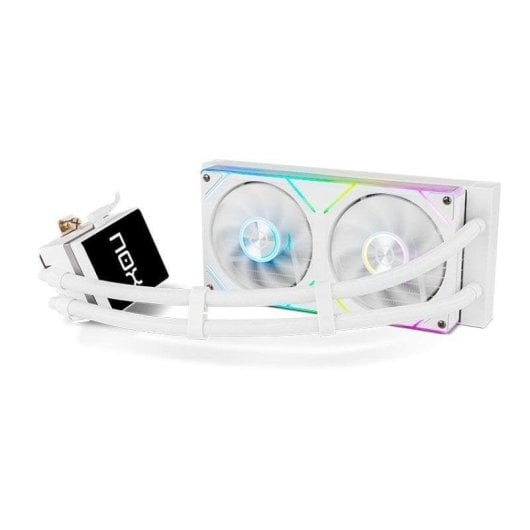 Refrigeración Líquida NOX Hummer 240 LCD 240mm 2 Ventiladores ARGB Pantalla LCD Blanca - vue 4