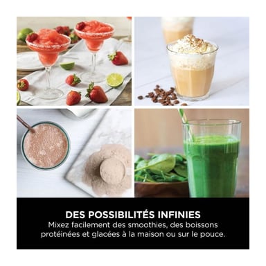 Blender portable sans fil NINJA Blast - Blanc - BC151EUWH