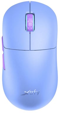 Souris de jeu violette sans fil Xtrfy M8