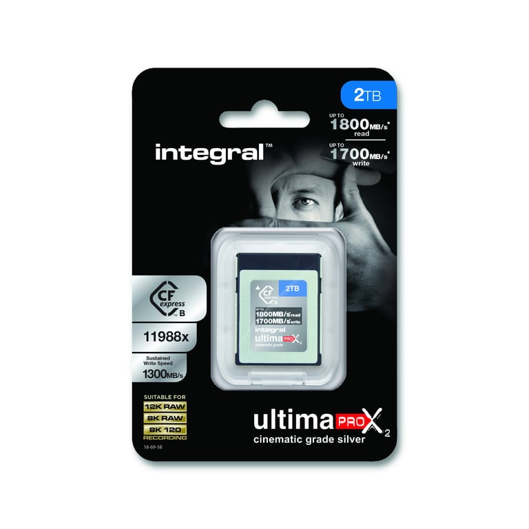 Integral INCFE2TB1800/1700/S1300 mémoire flash 2 To CFexpress