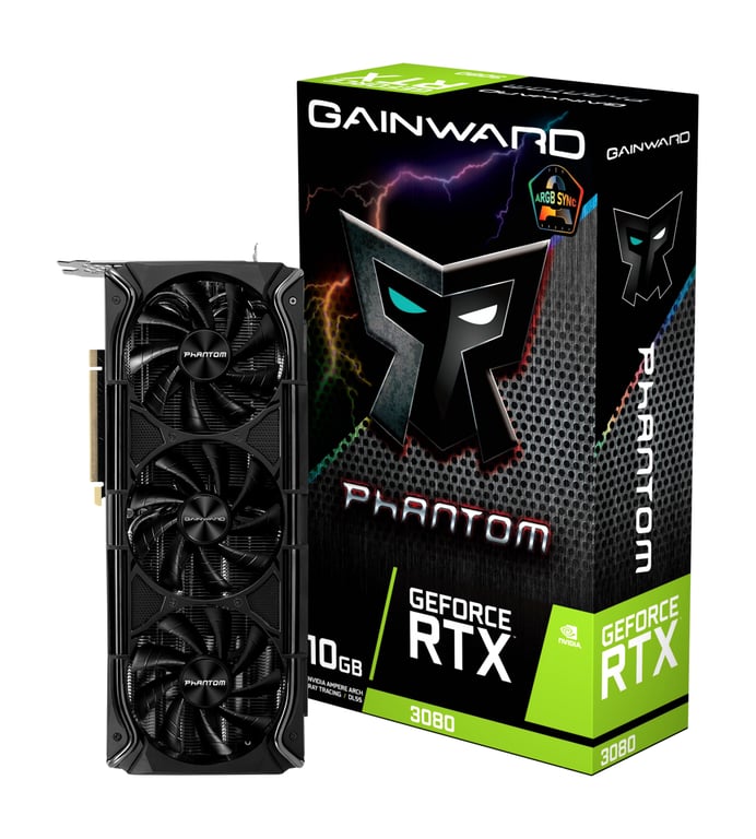 Gainward NED3080U19IA carte graphique NVIDIA GeForce RTX 3080 10 Go GDDR6X Neuf