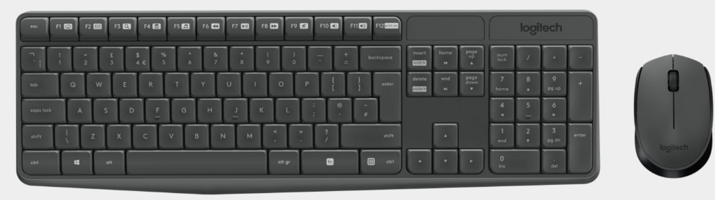 Logitech Pack clavier sans fil - vue 1