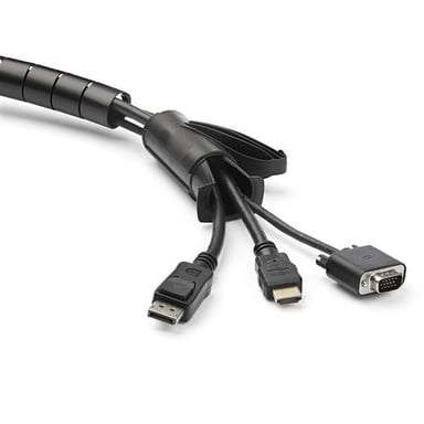 StarTech.com Gaine spirale range-câble Noir - 2,5 m - Diamètre de 45 mm