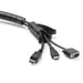 StarTech.com Gaine spirale range-câble Noir - 2,5 m - Diamètre de 45 mm