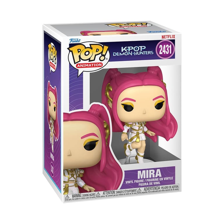 Figurine vinyle Funko Pop! Animation KPop Demon Hunters Mira 2431 en boîte fenêtre - Neuf