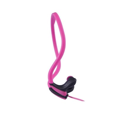 WE Écouteurs Sport Filaire avec Micro Bouton ON/OFF, ecouteur Intra-Auriculaire Légers avec microphone, Arceau Tour de Cou, Parfait pour Running Jogging Gym - Bleu