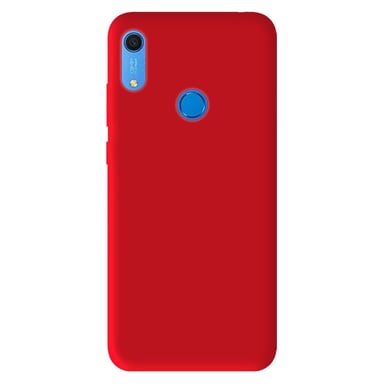 Coque silicone unie Mat Rouge compatible Huawei Y6S