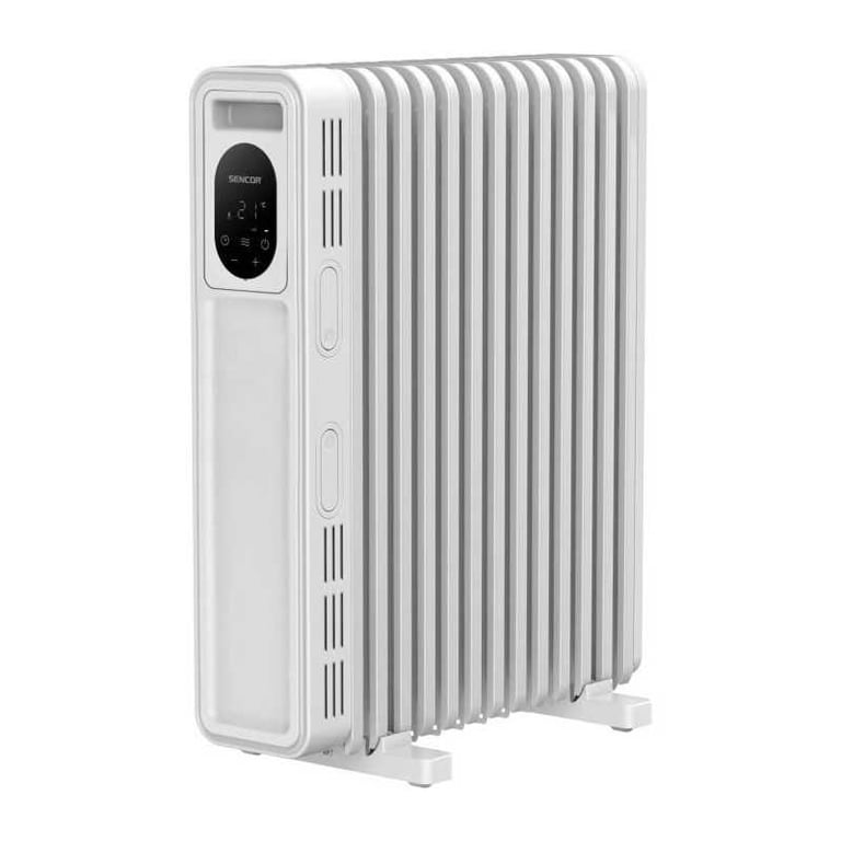 Radiateur électrique bain d’huile SENCOR SOH 6213WH Panneau de commande numérique - vue 2