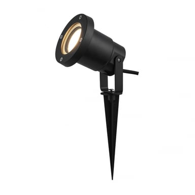 Abrila Abanto Pincho Exterior Clásico 1× IP65, Negro, 16,2X9,8X9,8