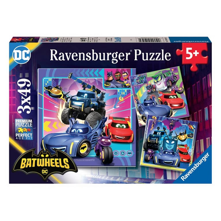 Puzzles 3x49 pièces : Appel à tous les Batwheels ! Ravensburger France - vue 4