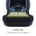 Chaise gaming Vertagear SL3800 HygennX Carbon Black – Ergonomie avancée, soutien lombaire ContourMax™, assise ventilée VertaAir™, tissu anti-odeurs nanotechnologie