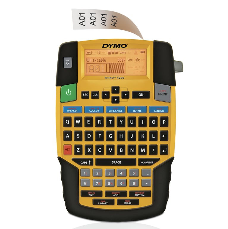 DYMO RHINO 4200 imprimante pour étiquettes QWERTY Neuf