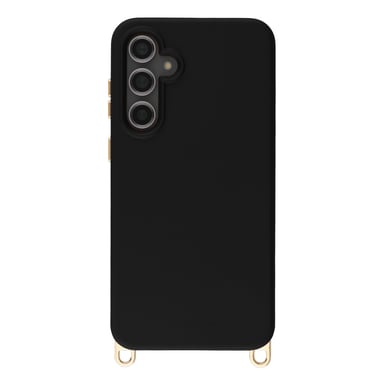 Selencia Coque arrière Rivièra avec MagSafe avec crochets amovibles pour Samsung Galaxy S23 FE - Velvet Black