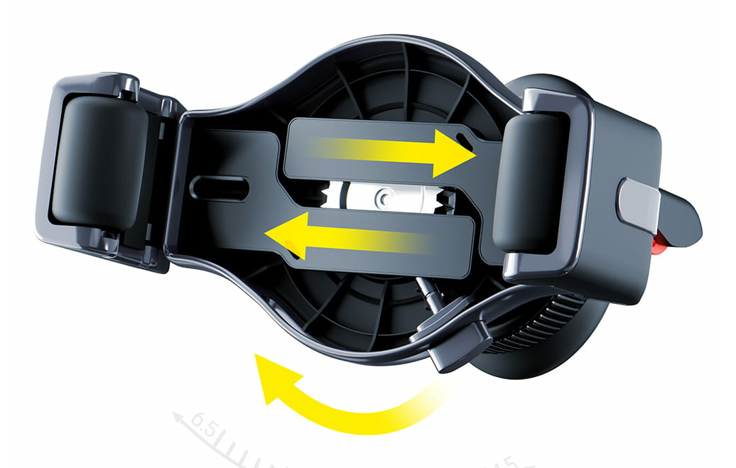 Support Voiture pour Smartphone Mémorisation Taille Fixation Grille Neuf - vue 3