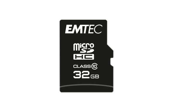 Emtec ECMSDM32GHC10CG 32GB MicroSD Classe 10 Memoria Flash