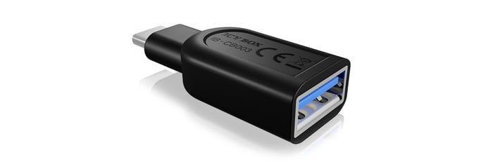 ICY BOX IB-CB003 USB 3.0 Type-C USB 3.0 Type-A Noir