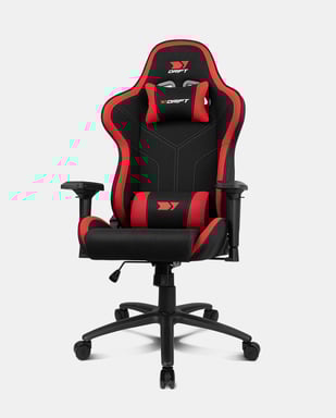 DRIFT DR110BR Sedia da gioco Seduta imbottita Nero, Rosso