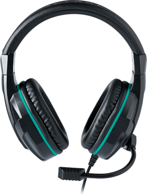 Casque Gaming filaire turquoise et noir avec micro amovible Nacon GH-110