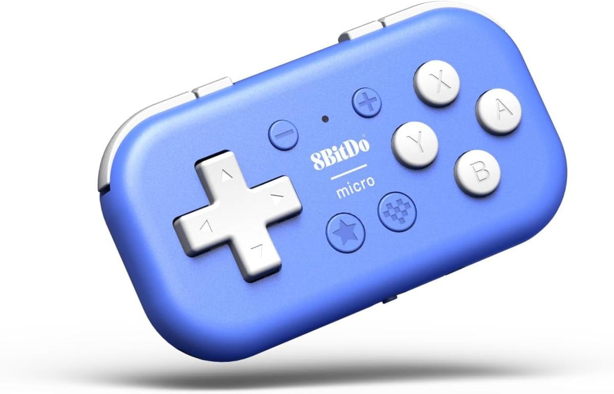 8bitdo Mini mando Bluetooth azul para Nintendo Switch y Raspberry Pi -  Nintendo