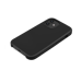 Funda de gel de silicona suave para iPhone 12 mini, negro satinado