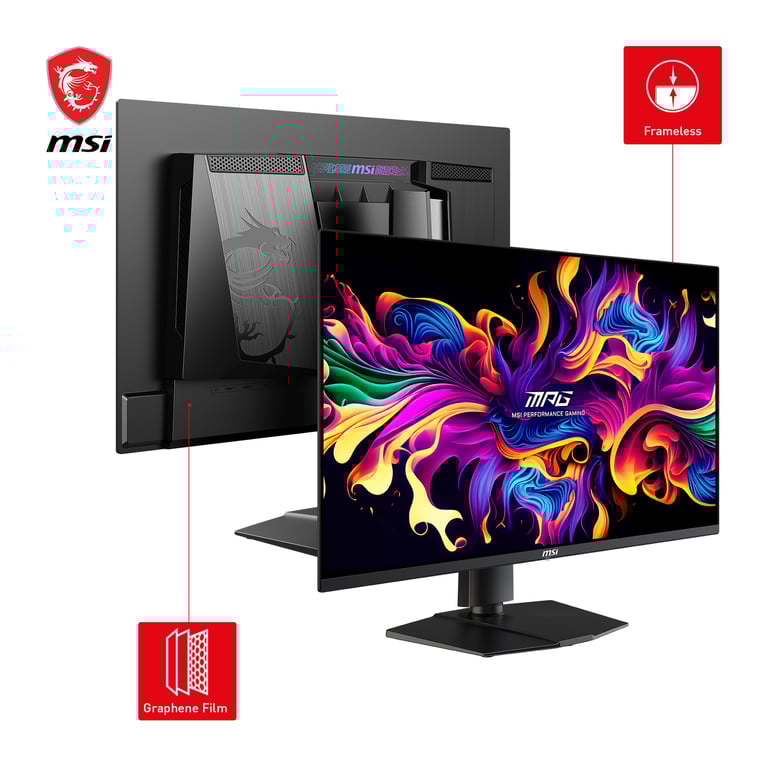 Msi 27 Mpg 271qrxde Qd oled null Cm null Zoll - vue 4