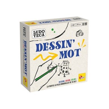 Liscianigiochi Dessin’Mot - Jeu de Dessin - LUDOTECA - À partir de 4 joueurs - Dès 8 ans