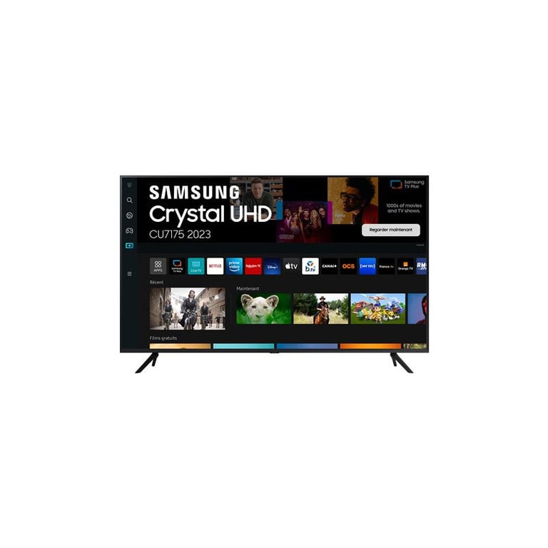TV Samsung Crystal 50CU7175U 125 cm 4K UHD Smart TV 2023 Noir - Samsung