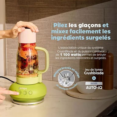 BlendBoss - Blender Ninja 1200W, Bleu Nuit