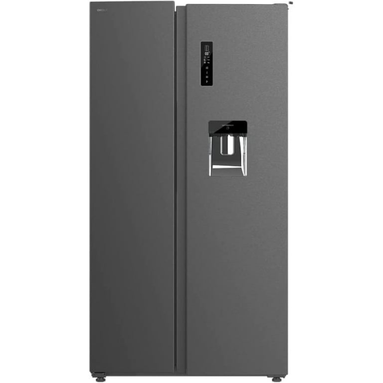 Cecotec American Refrigerator Bolero CoolMarket SBS 559 E. 177 cm X 90 cm Class E Air Flow System Total No frost Inverter plus motor.