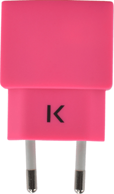 Cargador USB mono universal (UE) 1A, rosa caramelo