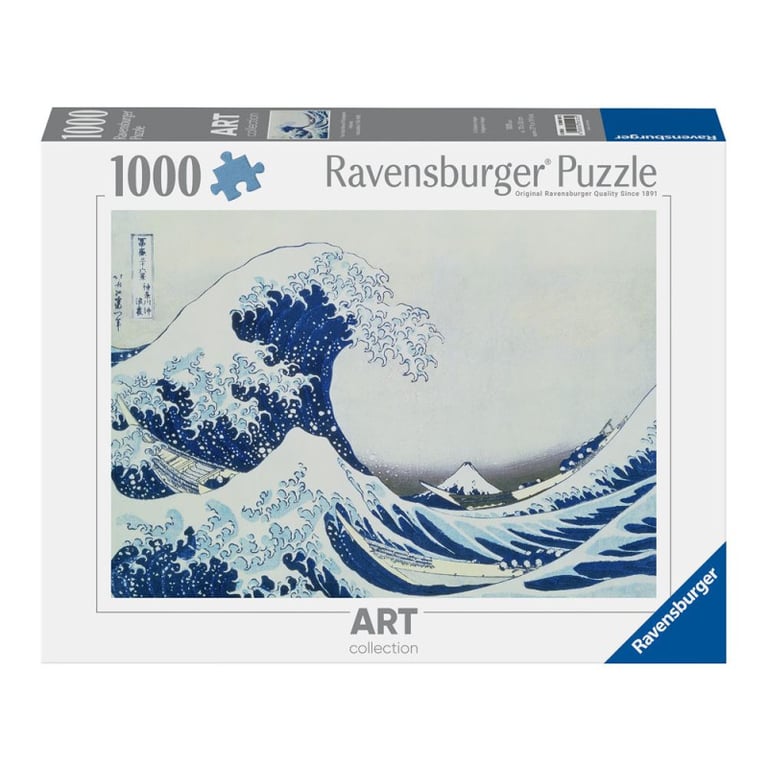 Puzzle 1000 pièces Ravensburger La Grande vague de Kanagawa - vue 3