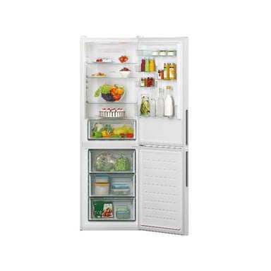 Frigorífico combinado - CANDY - CCE3T618EW - Clase E - 341 L - 185 x 59.5 x 65.8 cm - Blanco