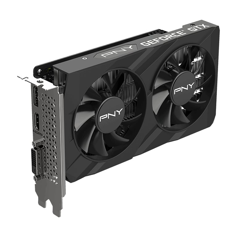 PNY VCG16514D6DFXPB1 carte graphique NVIDIA GeForce GTX 1650 4 Go GDDR6 Neuf - vue 3