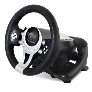 Spirit of Gamer Race Wheel Pro 2 Negro, Plata USB Volante + Pedales Digital PC, PlayStation 4, Playstation 3, Xbox One