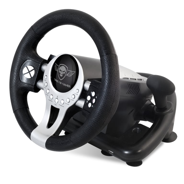 Spirit of Gamer Race Wheel Pro 2 USB Volant + pédales Numérique PC PlayStation 4 Playstation 3 Xbox One Neuf - vue 2