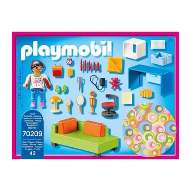PLAYMOBIL 70209 - Chambre denfant avec canape-lit