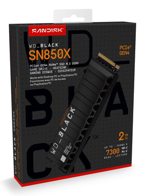Western Digital Black SN850X M.2 2Tb PCI Express 4.0 NVMe