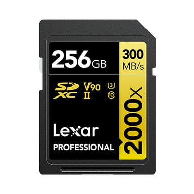 Lexar LSD2000256G-BNNNG memoria flash 256 GB SDXC Clase 10