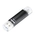 Hama Laeta Twin USB flash drive 256 GB USB Type-A / Micro-USB 3.2 Gen 1 (3.1 Gen 1) Nero