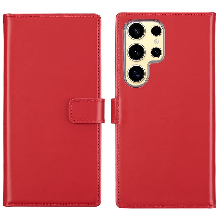 Selencia Étui de téléphone portefeuille en cuir véritable pour Samsung Galaxy S25 Ultra Neuf