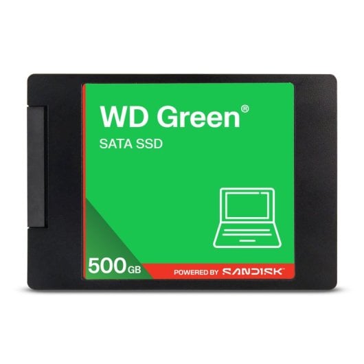 WD SSD 500 Go cased interne 2.5 SATA 6Gb/ - vue 3