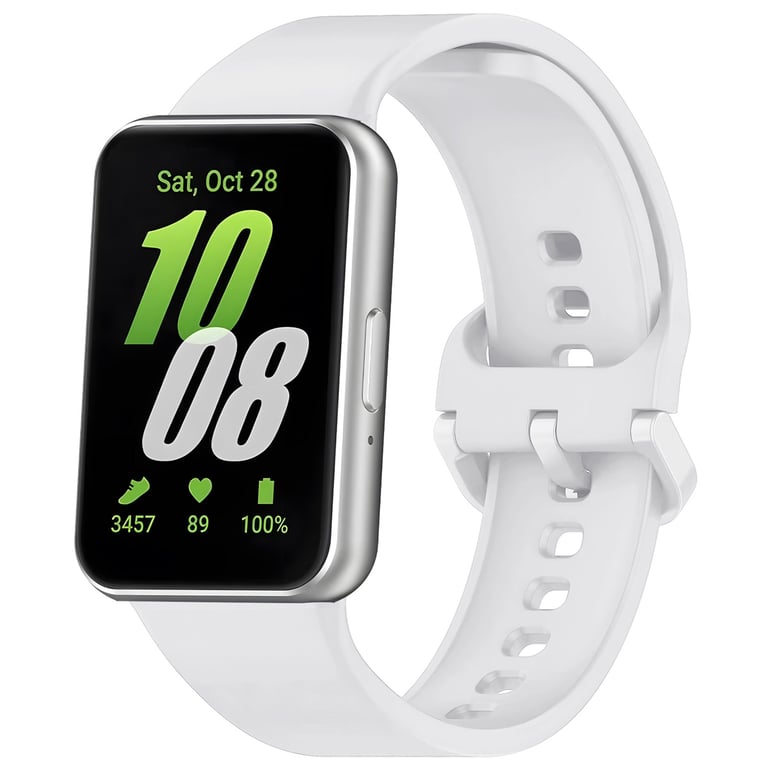 imoshion Bracelet silicone pour Samsung Galaxy Fit 3 - Blanc - Neuf