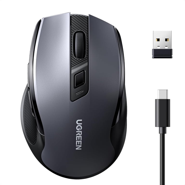 Ratón Ugreen MU006S Bluetooth 5.4 4000 DPI 6 boutons sans fil