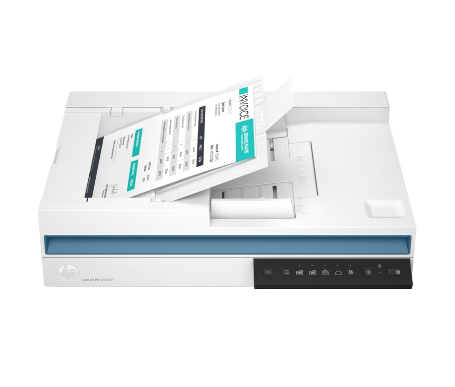 HP ScanJet Pro 3600 f1 Scanner à plat A4 avec chargeur automatique jusqu'à 30 ppm60 ipm 1200 x 1200 DPI Neuf - vue 1